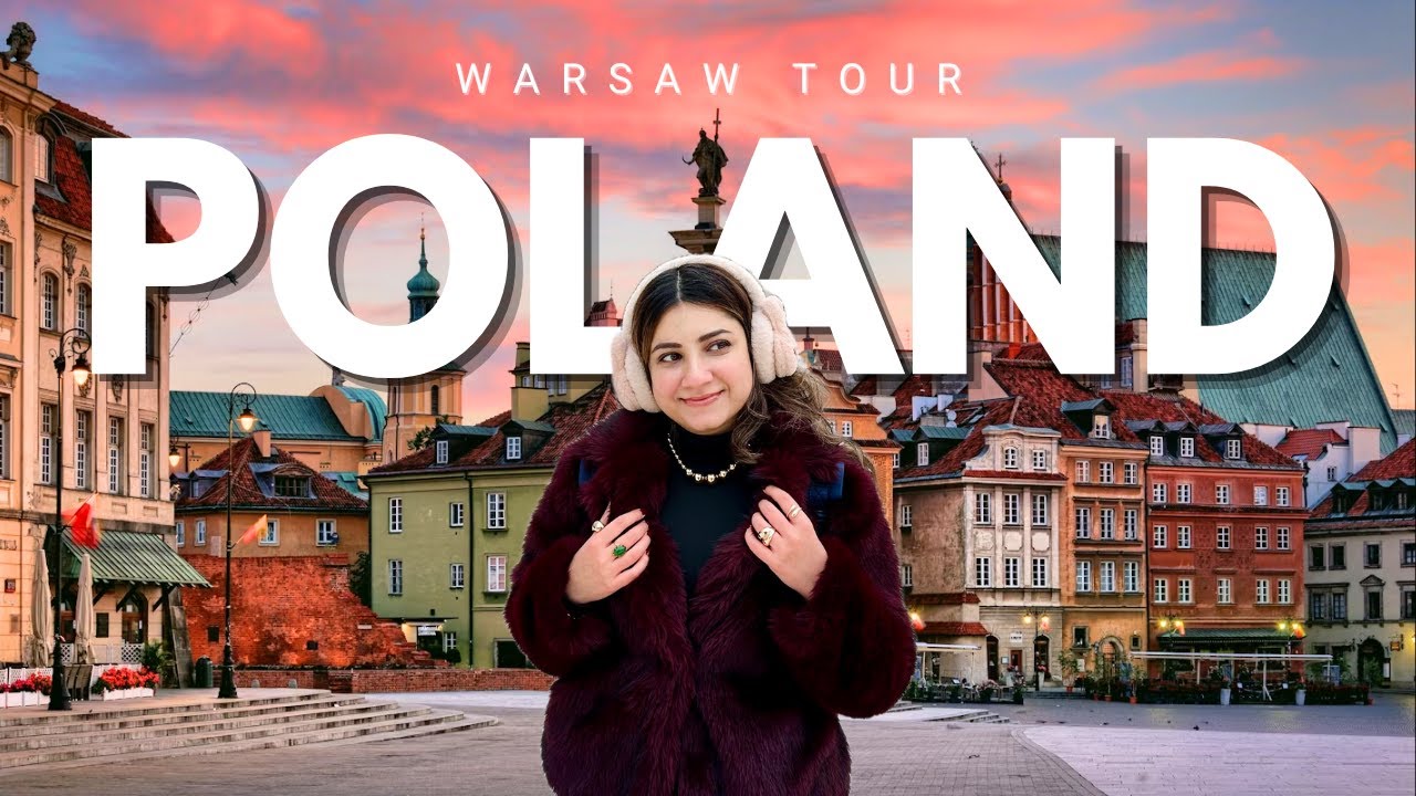 Poland Trip Part 1 | 4K Warsaw City Tour