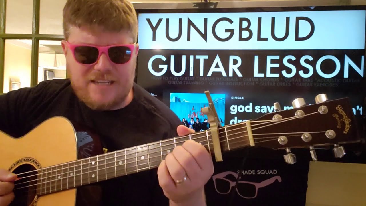 Guitar Teacher REACTS: god save me but don't drown me out YUNGBLUD // easy guitar tutorial chords