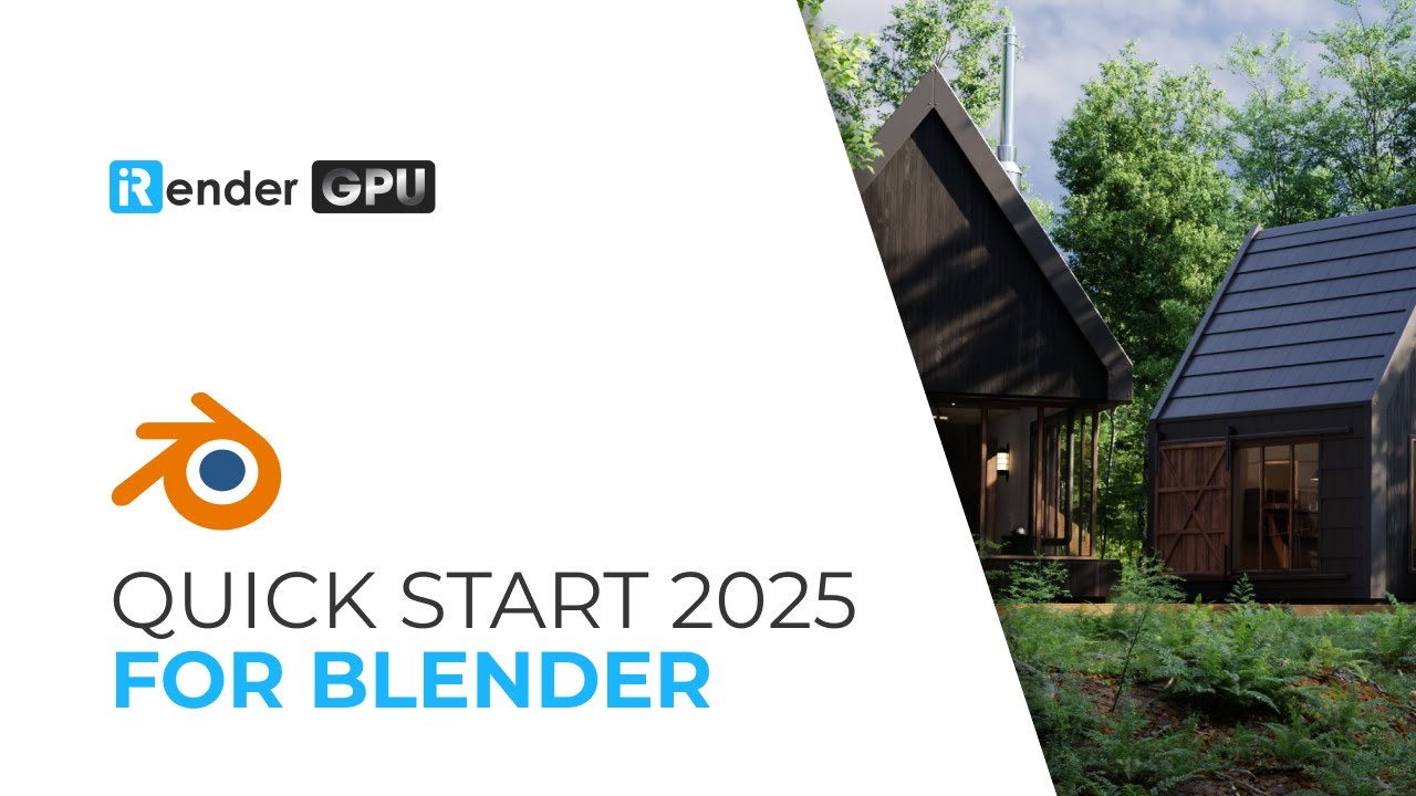 Quick Start 2025 for Blender Cycles | iRender Cloud Rendering