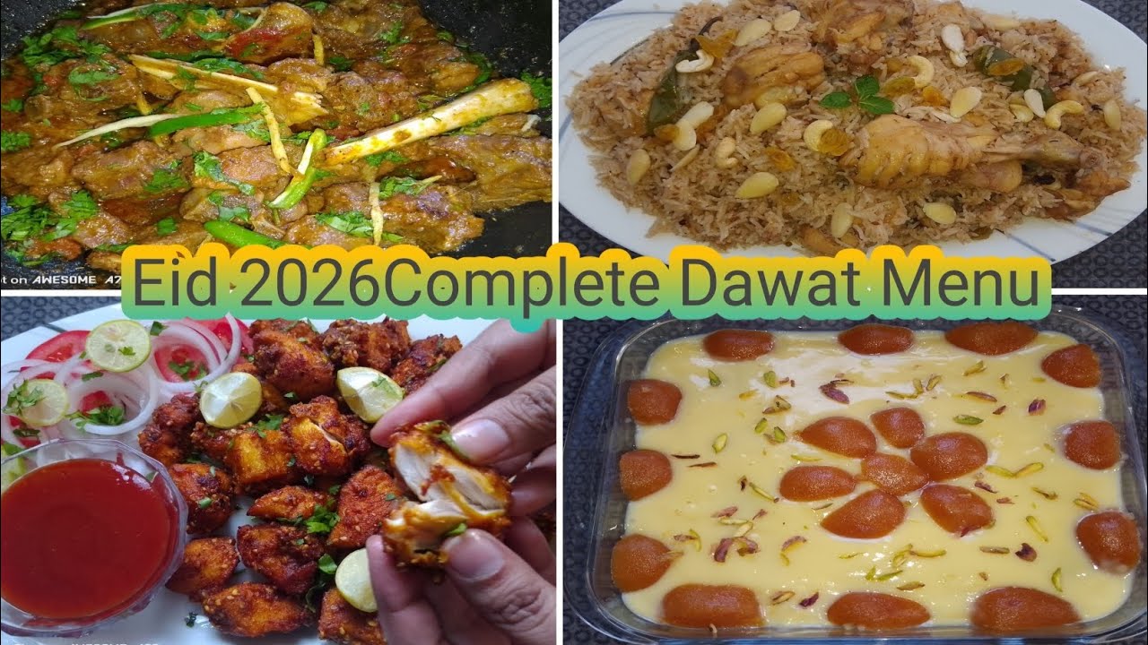Eid Special Menu ldeas Recipe (2026)| The Most Delicious Recipe By Cooking with maria umer 
