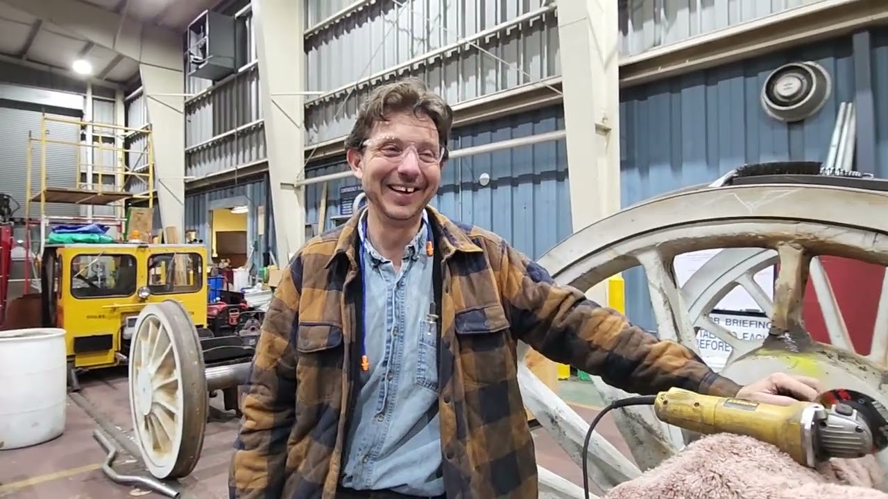 Steam Locomotive Wheel Welding