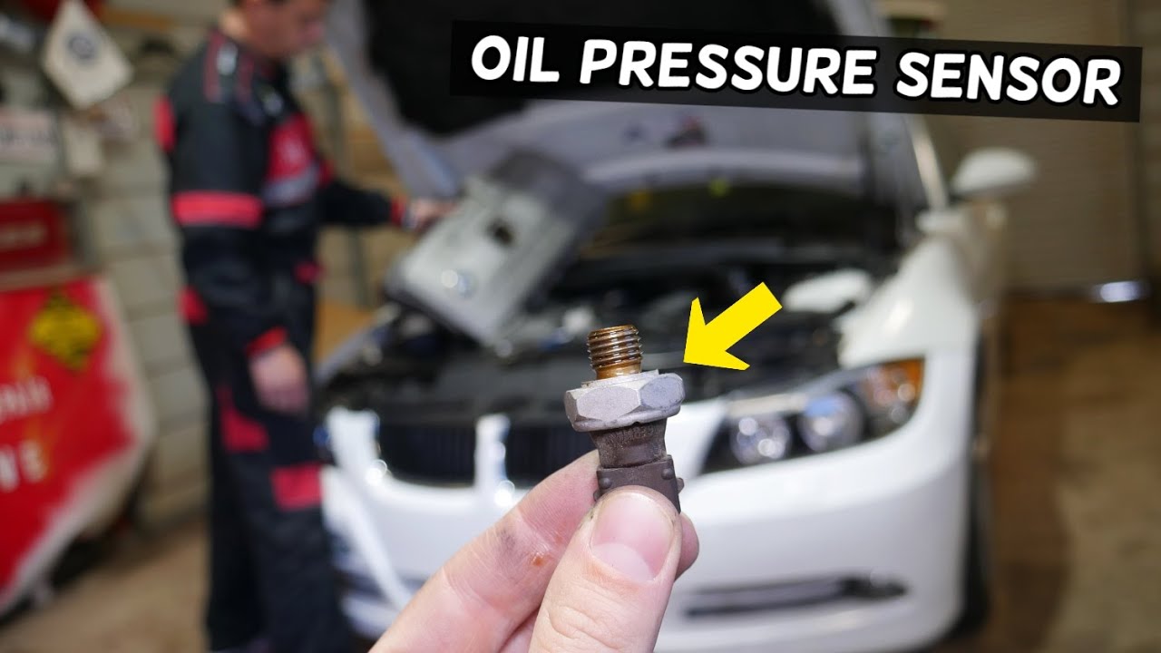 OIL PRESSURE SWITCH SENSOR REPLACEMENT LOCATION BMW E90 E91 E92 E93
