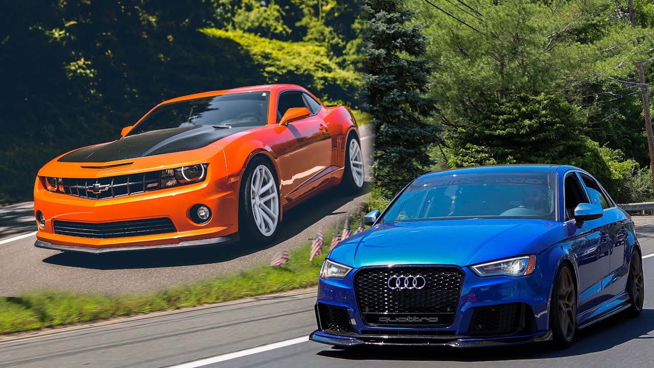 Stage 2 Tuned Audi S3 vs Camaro 1LE Races!