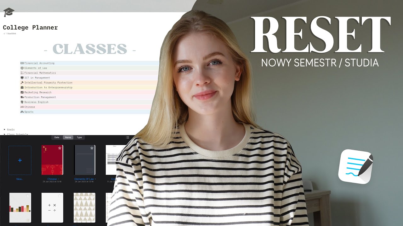Reset na nowy semestr | studia / notatki / organizacja / jak się uczyć