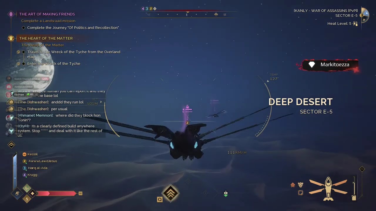 Dune: Awakening - Melee PvP with the syndicate over stravidium island