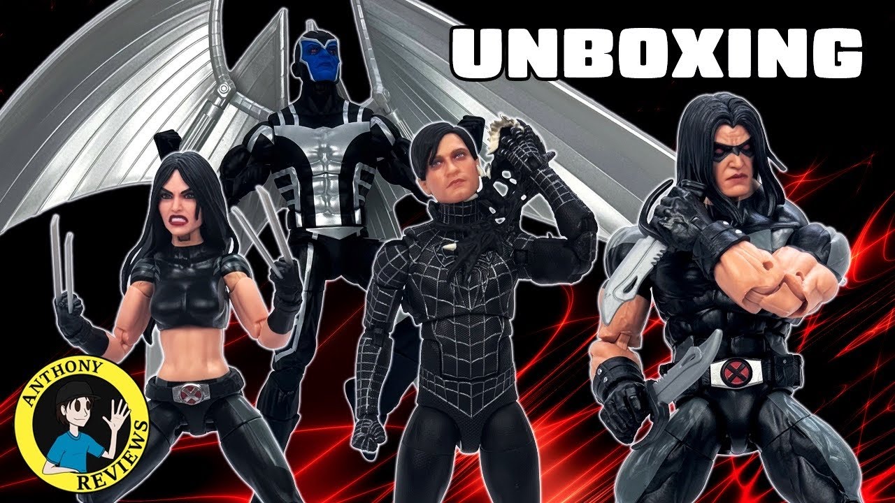 BACK IN BLACK! Marvels Legends Spider-Man and X-Force UNBOXING