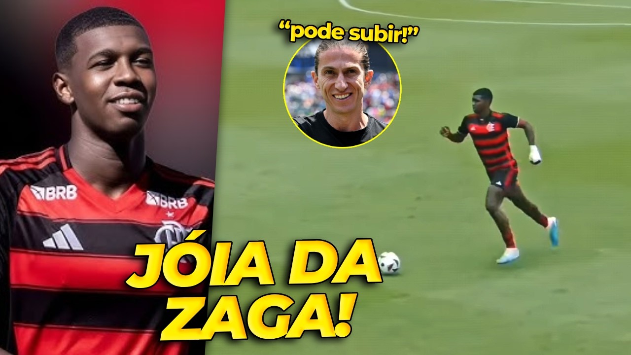 DANIEL THURAM É BRILHANTE! ZAGUEIRO DO FLAMENGO ESTÁ EVOLUINDO MUITO RÁPIDO!