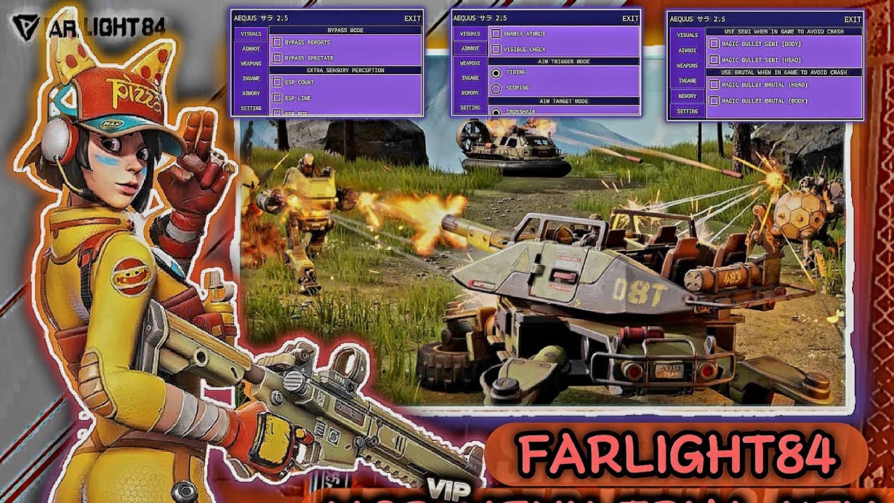 FARLIGHT 84 MOD APK | MAIN ACCOUNT 💯 SAFE | NO BOT LOBBY | ESP - AIMBOT - MAGIC BULLET - FAST RELOAD