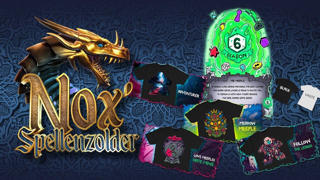 Mr Meeple: Board Game Shirts - Season 6 (NL)