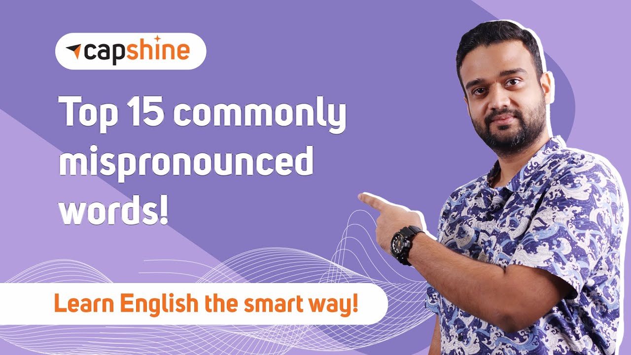 15 Most Commonly Mispronounced Words | Improve English Pronunciation | English Lessons for Speaking