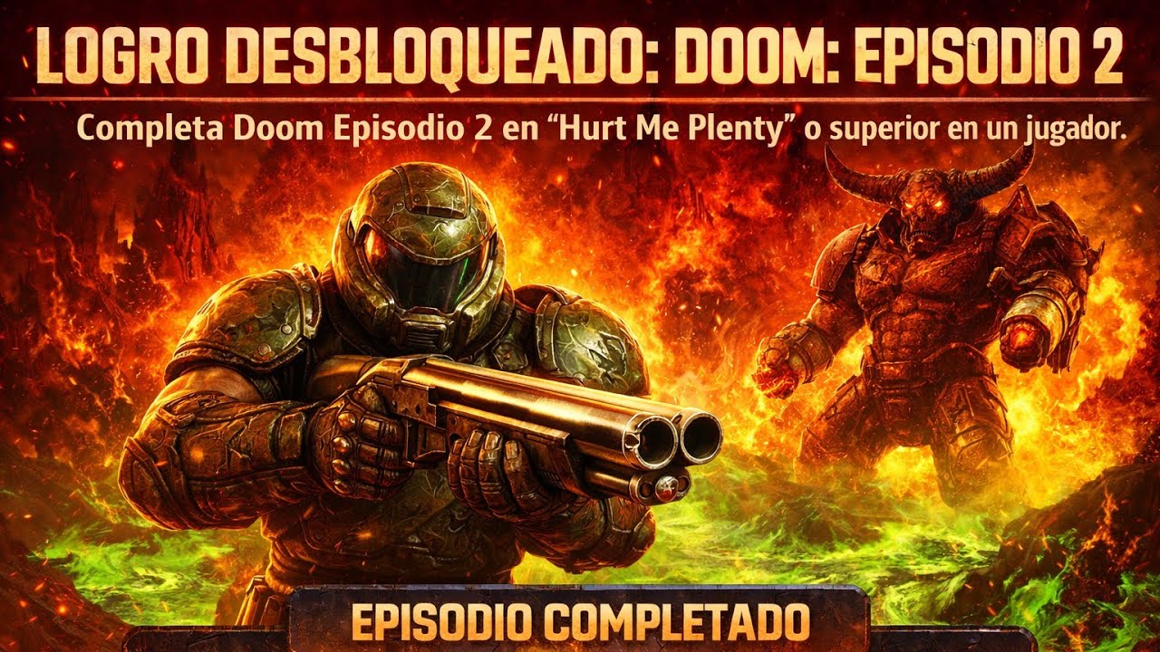 🔴LOGRO: DOOM: EPISODIO 2. CAPITULO 21 - DOOM 3: BFG EDITION