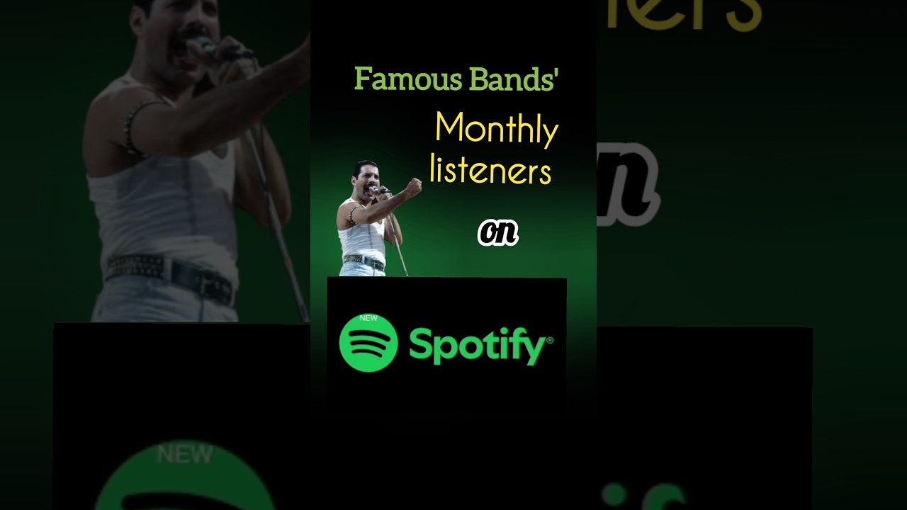 👑 LEGENDARY BANDS: Monthly Streams 💚 (The Beatles, Queen etc.) 