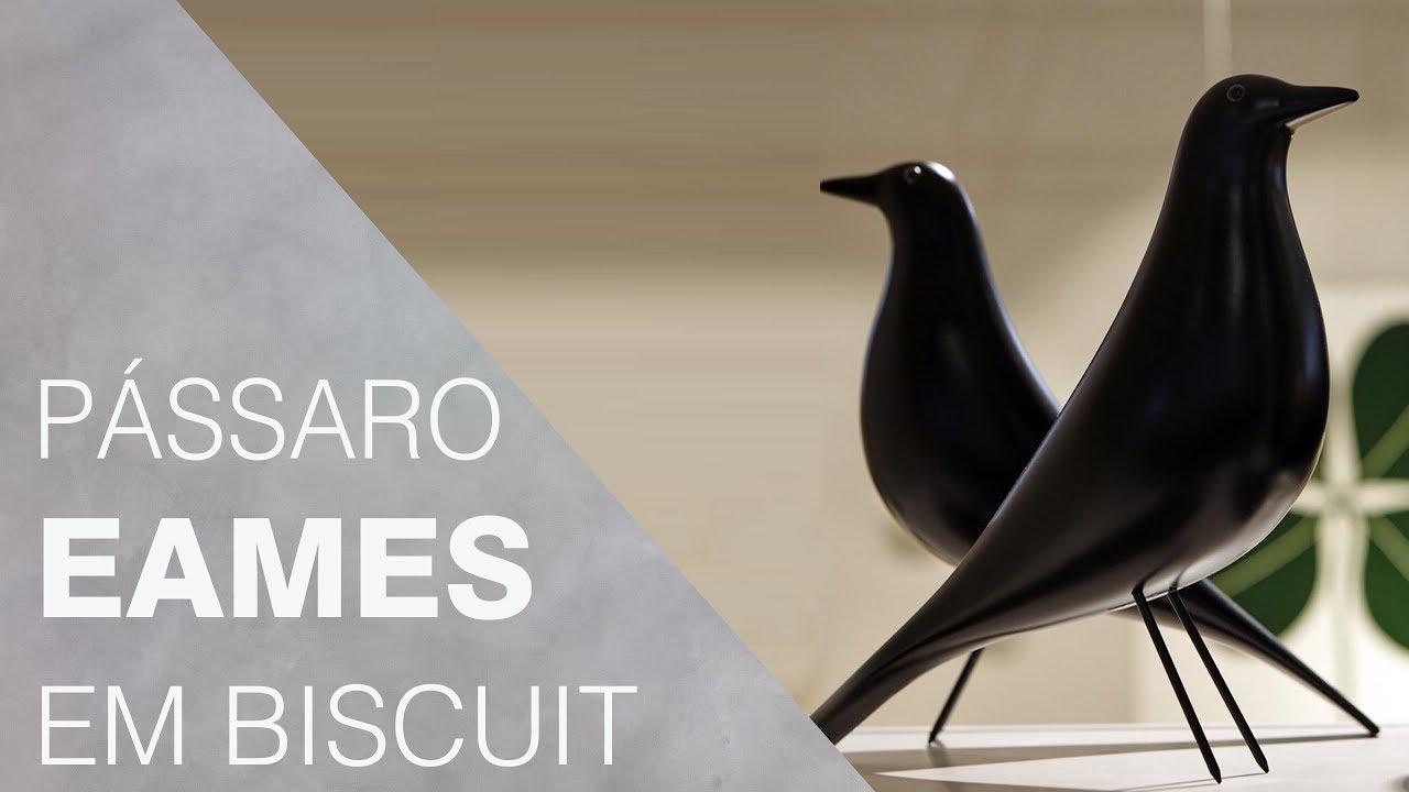 Aprenda modelar pássaro em biscuit | Eames House Bird