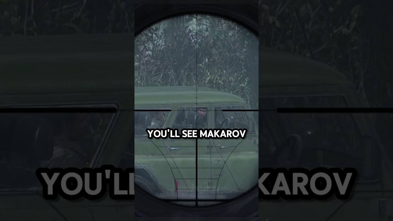 Call Of Duty Modern Warfare Remastered Makarov Easter Egg #callofdutymodernwarfare