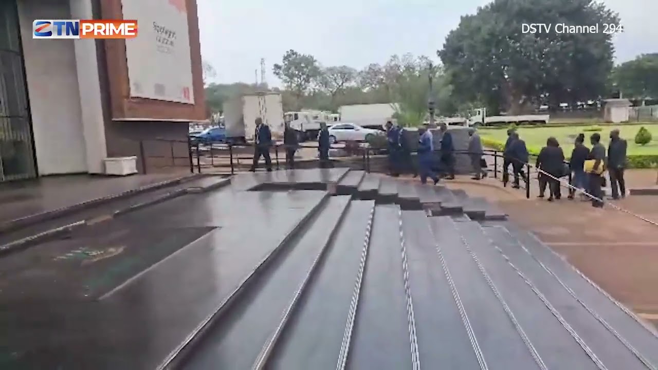 PHD Ministries founder, Walter Magaya,  has arrived at the Harare Magistrates Court.