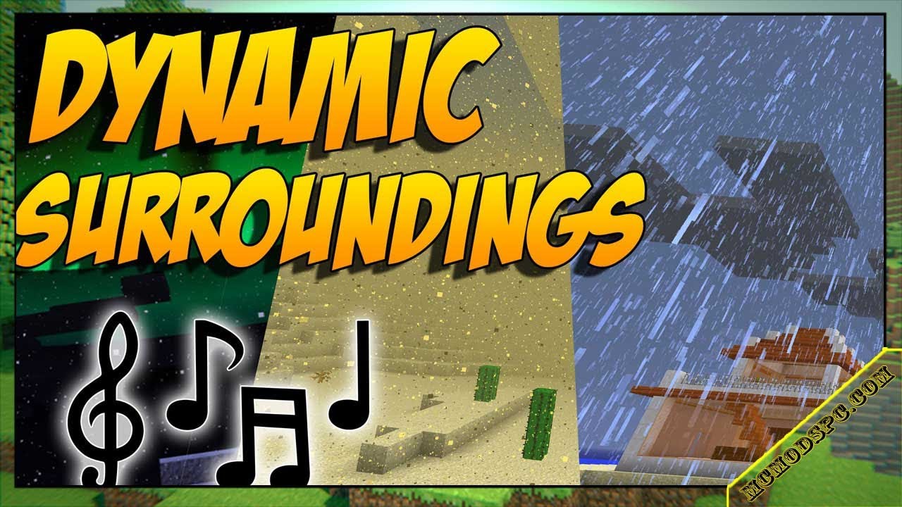 Dynamic Surroundings Mod 1.12.2/1.11.2 Free Download and Install for Minecraft PC