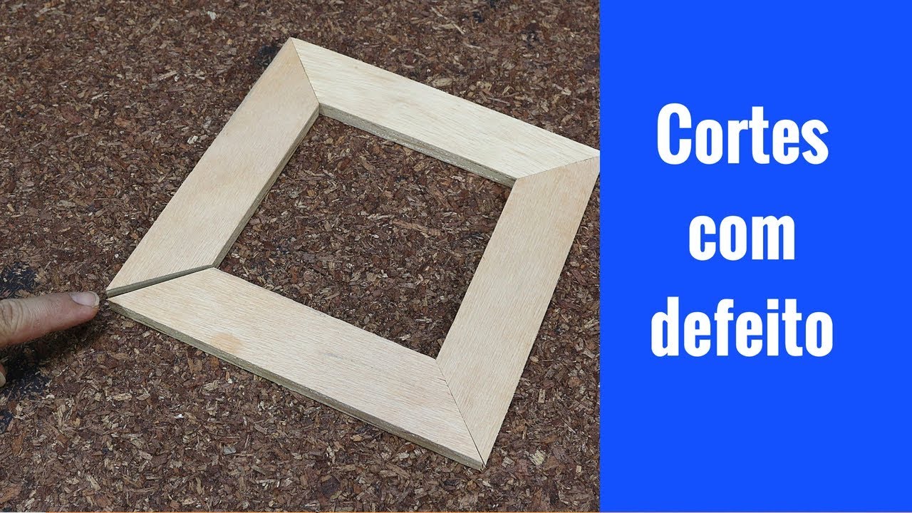 Corte 45 graus com defeito - Causas e soluções - PF#40
