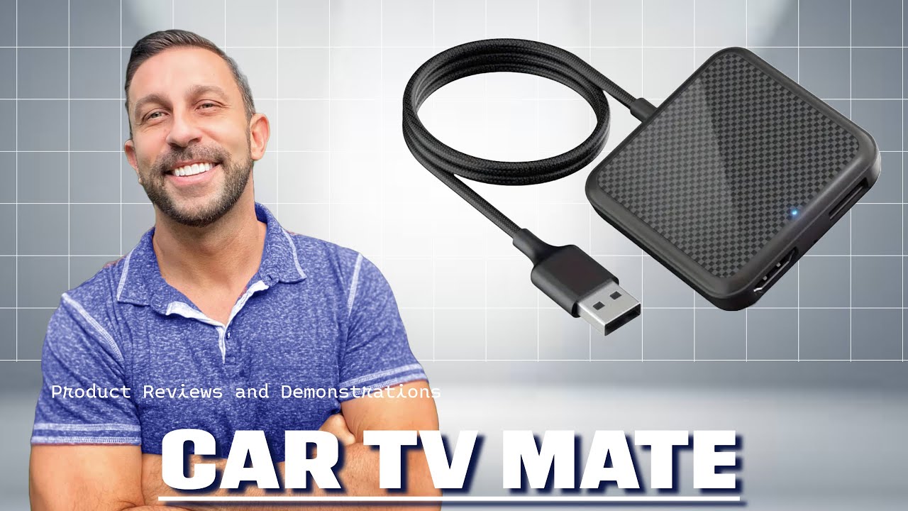 Car TV Mate Pro - беспроводной адаптер CarPlay на TEMU!