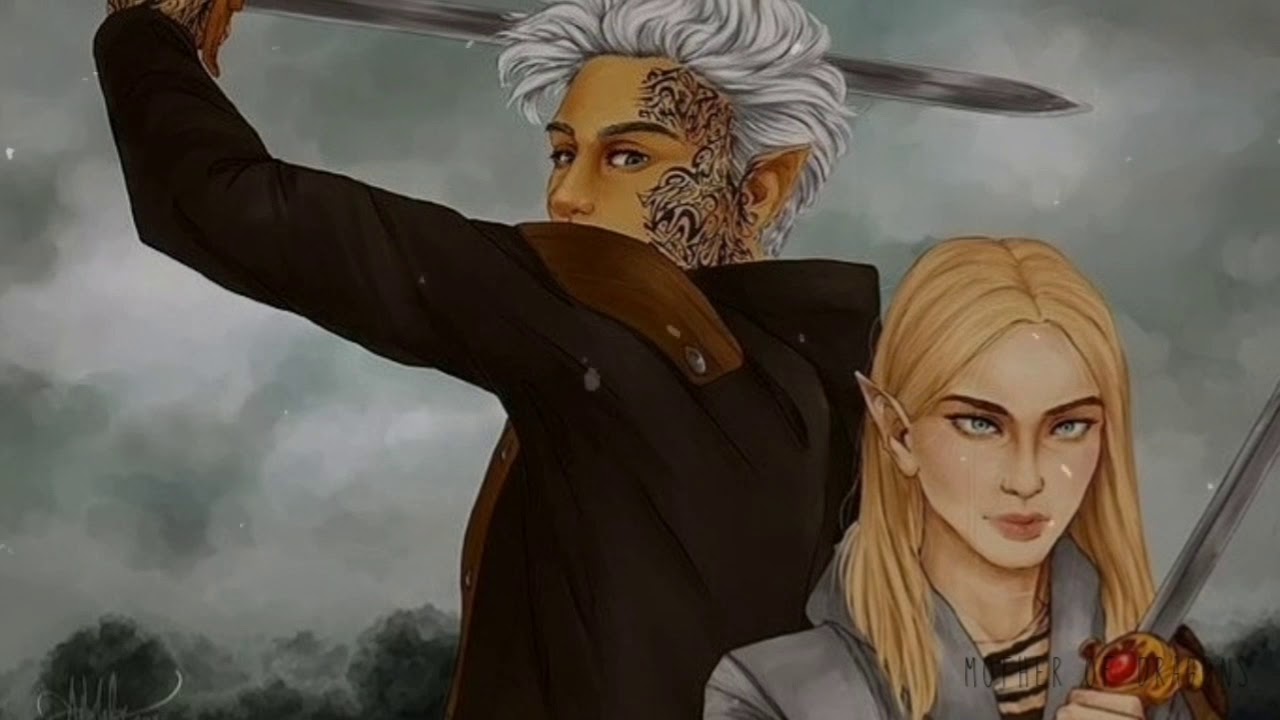 Aelin Galathynius & Rowan Whitethorn (Throne of Glass by Sarah J. Maas)