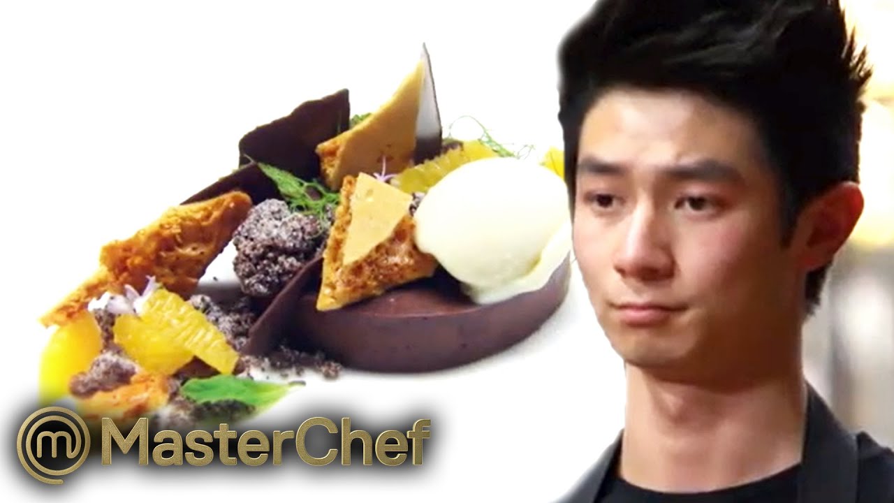 Reynold Poernomo's Chocolate Ganache With Honeycomb | MasterChef Australia
