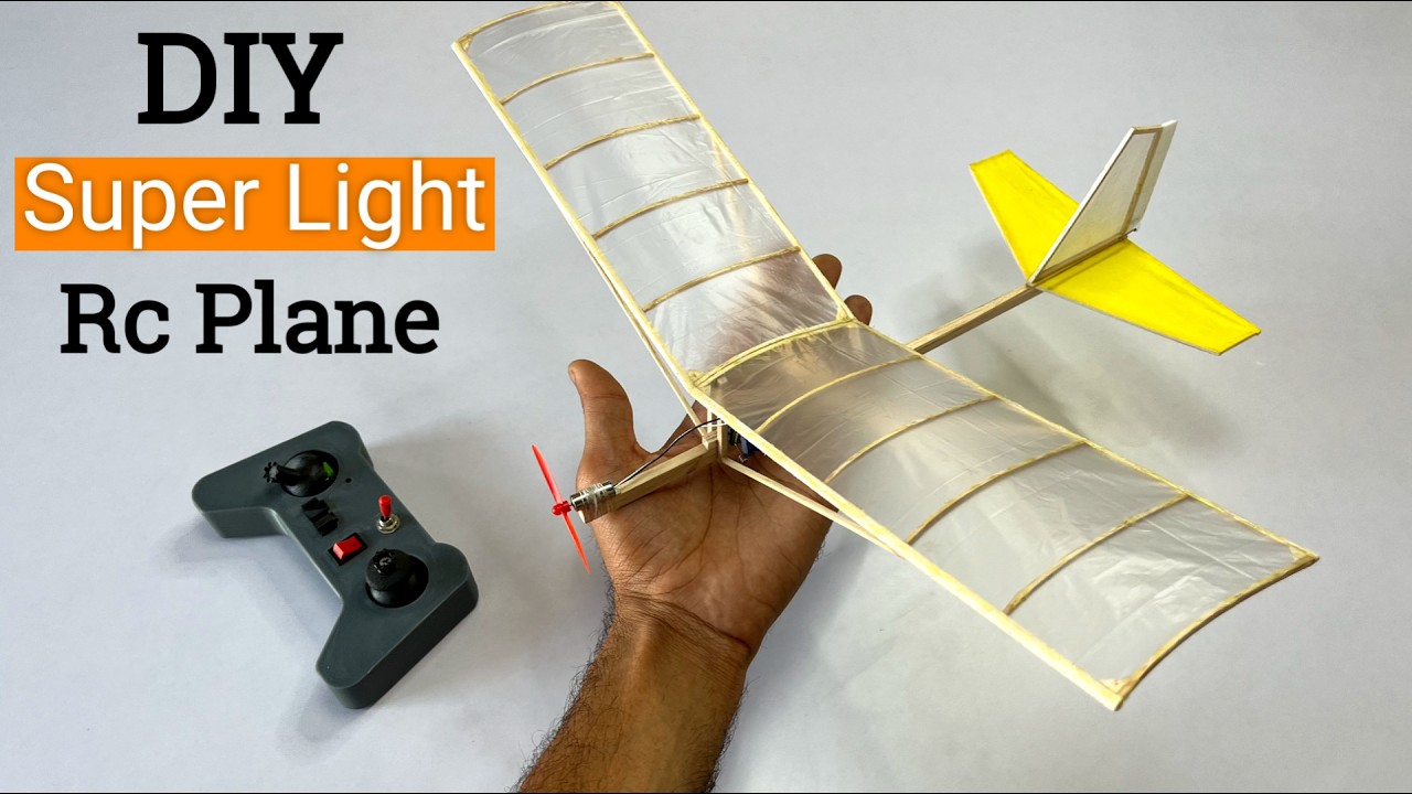 How To Make Mini Rc Plane | DIY RC Hanger Rat | #rcplane #diy #how