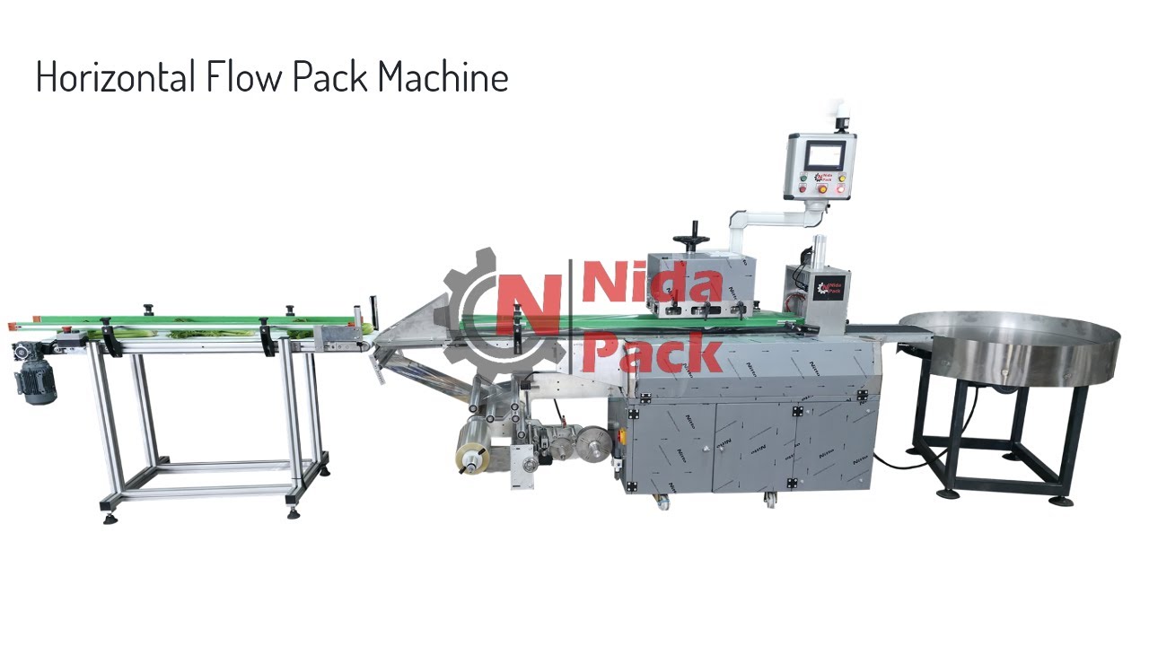 NP-300 Flow-Pack Vegetables Packaging Machine / آلة تغليف الخضار / Sebze Paketleme Makinesi