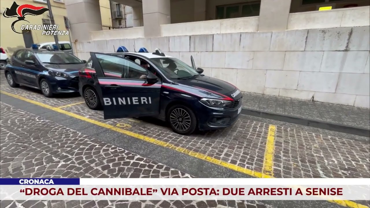 CRONACA. “DROGA DEL CANNIBALE” VIA POSTA: DUE ARRESTI A SENISE
