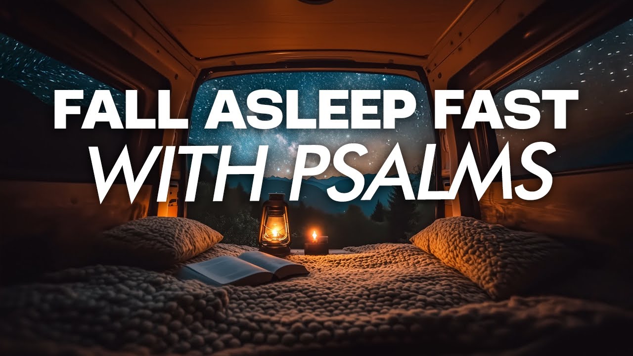 God Is Watching Over You | Powerful Psalms for Night Prayer & Sleep ( with Gentle Rain Sounds)