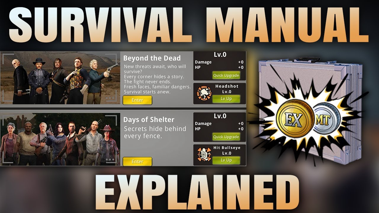 SURVIVAL MANUAL EXPLAINED! THE WALKING DEAD NO MANS LAND!