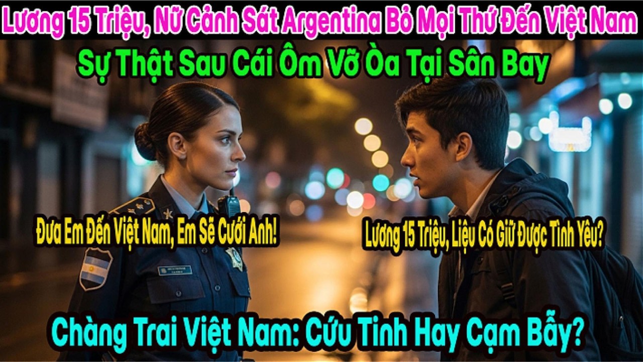 Nữ Cảnh Sát Lương 5 Triệu Đánh Cược Đời Mình Theo Trai Việt Nam, Cha Mẹ Khóc Nghẹn Nơi Sân Bay.
