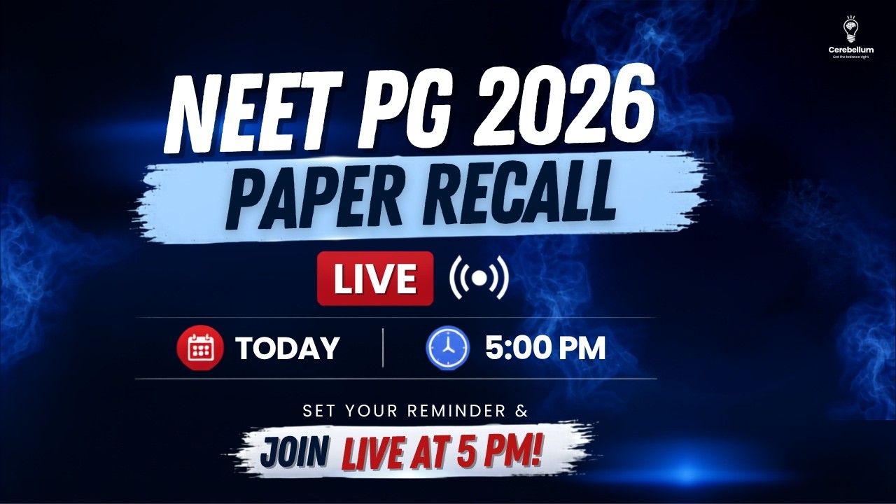 NEET PG 2026 PAPER RECALL 🔴 LIVE | Complete Paper Discussion & Question Recall