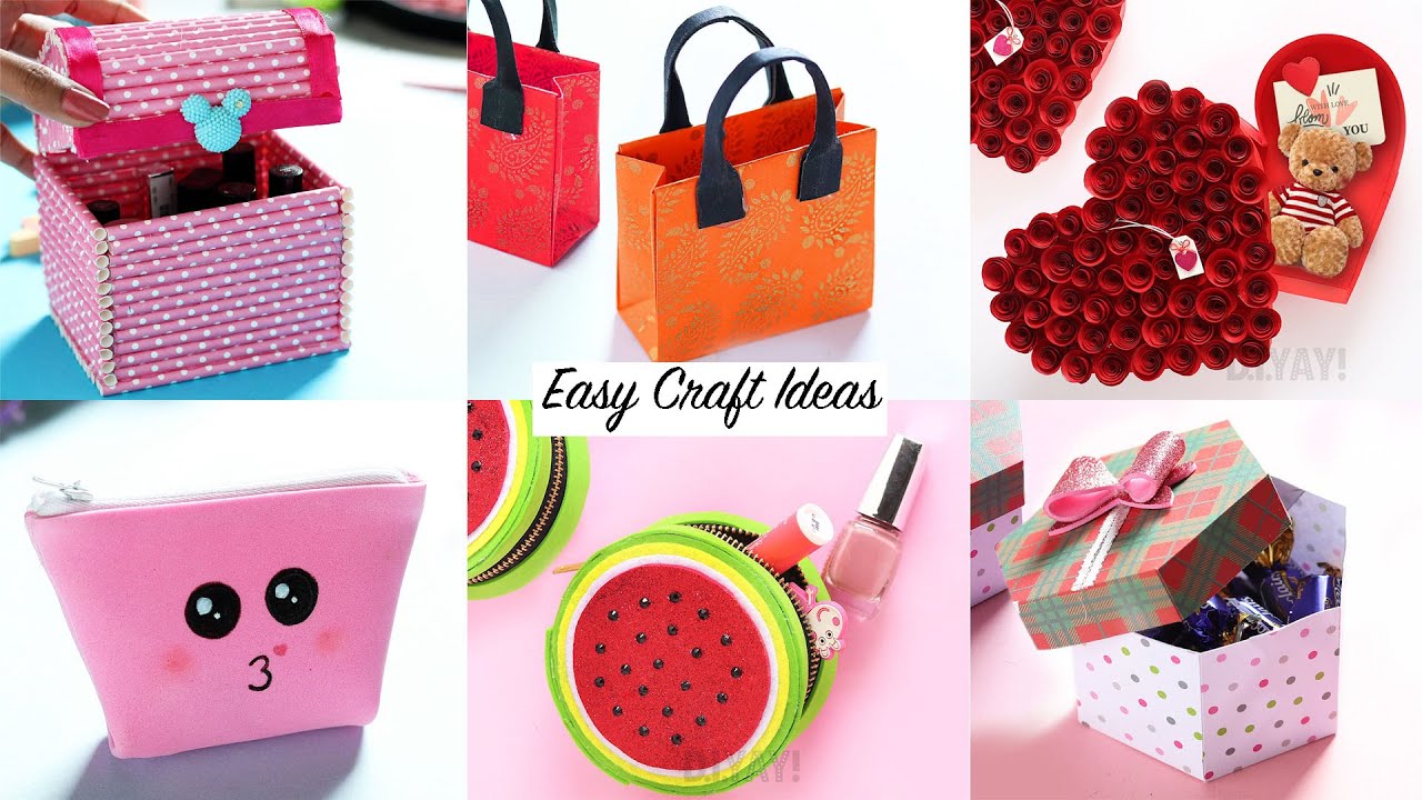 6 EASY CRAFT IDEAS | School Craft Ideas | DIY Crafts