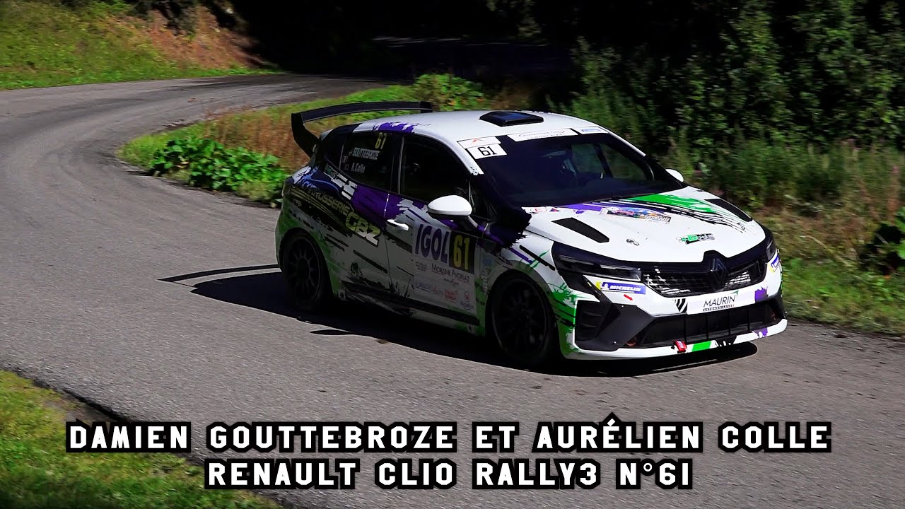 Rallye du Mont Blanc 2024 - Renault Clio Rally3 N°61 - Damien GOUTTEBROZE et Aurélien COLLE