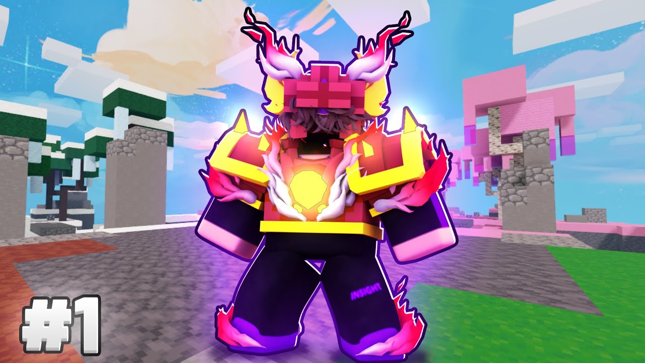 Путешествие к открытию огненной брони в Roblox Bedwars..