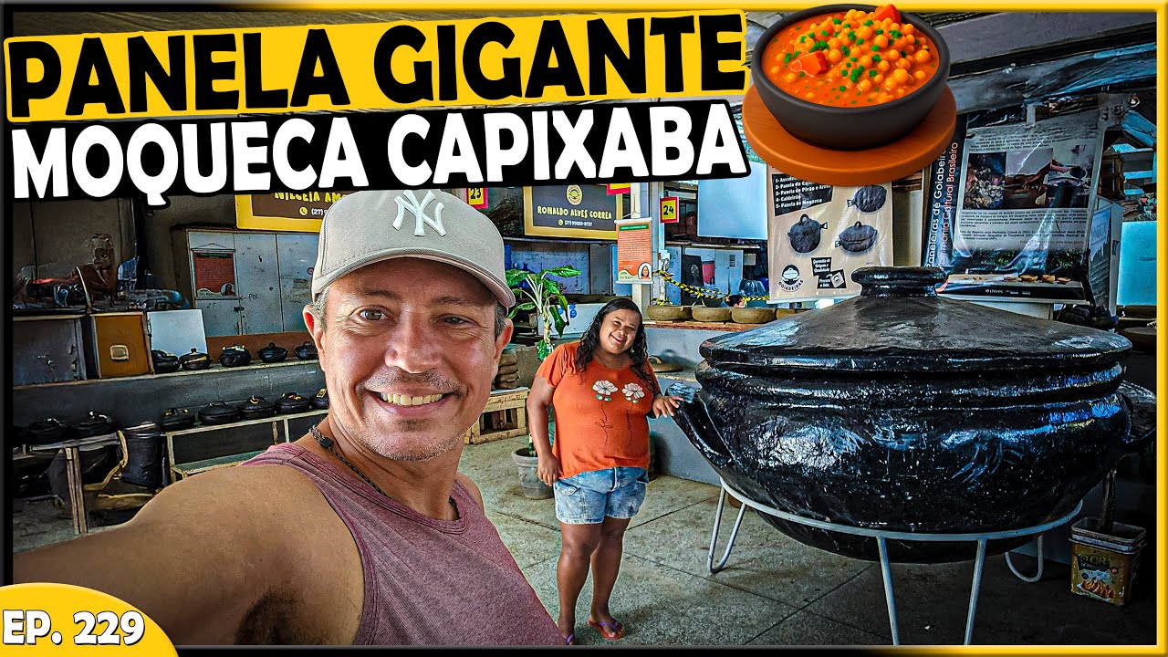🍲 VOCÊ NÃO VAI ACREDITAR NO TAMANHO DESSA PANELA DE MOQUECA EM GOIABEIRAS - VITÓRIA ! 😳 - T1.EP229