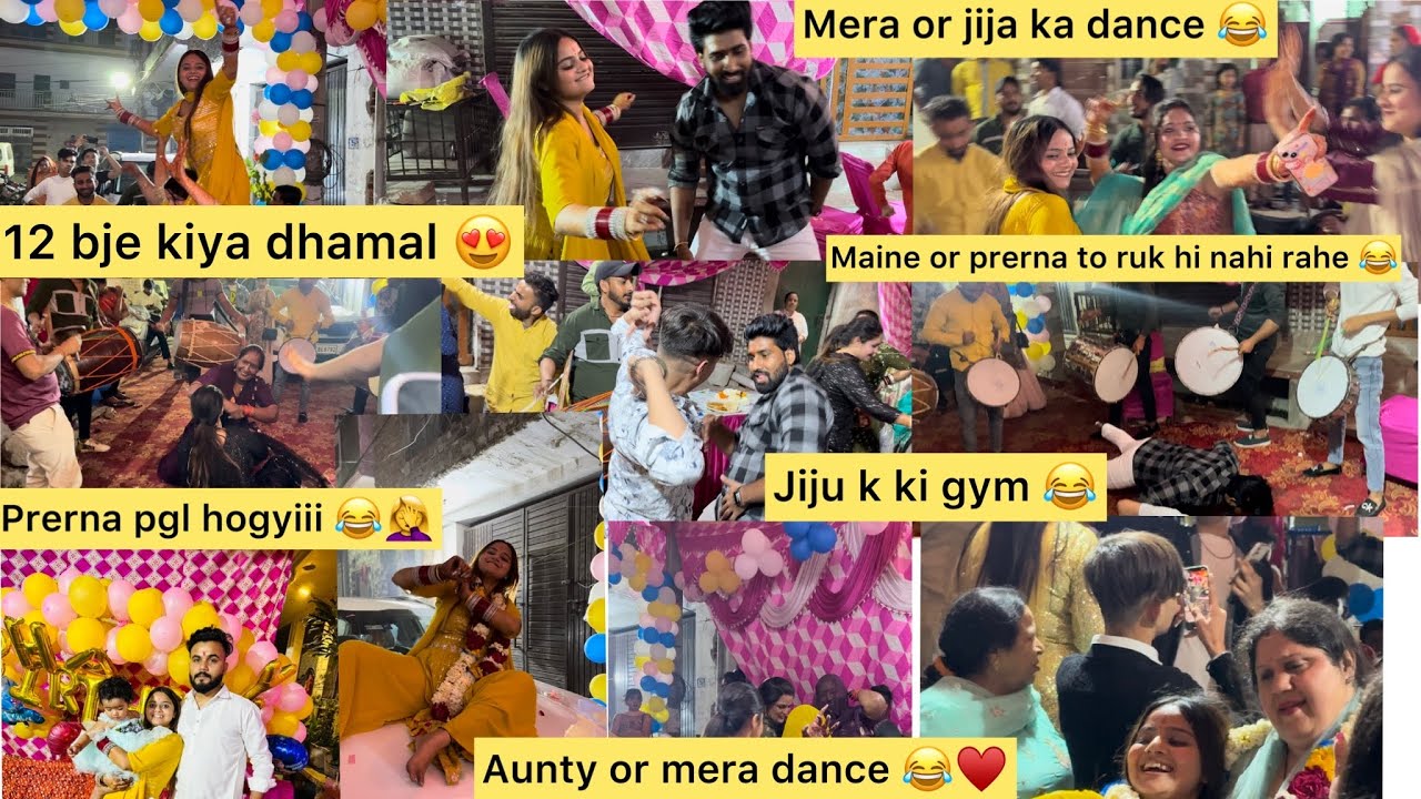 12बजे किया Dhamal🔥पम्मी jiju ने करी gym💪Aunty भी नही रुकती😂Prernaकी सासु माँ ने तोड़ kardiya🤦‍♀️