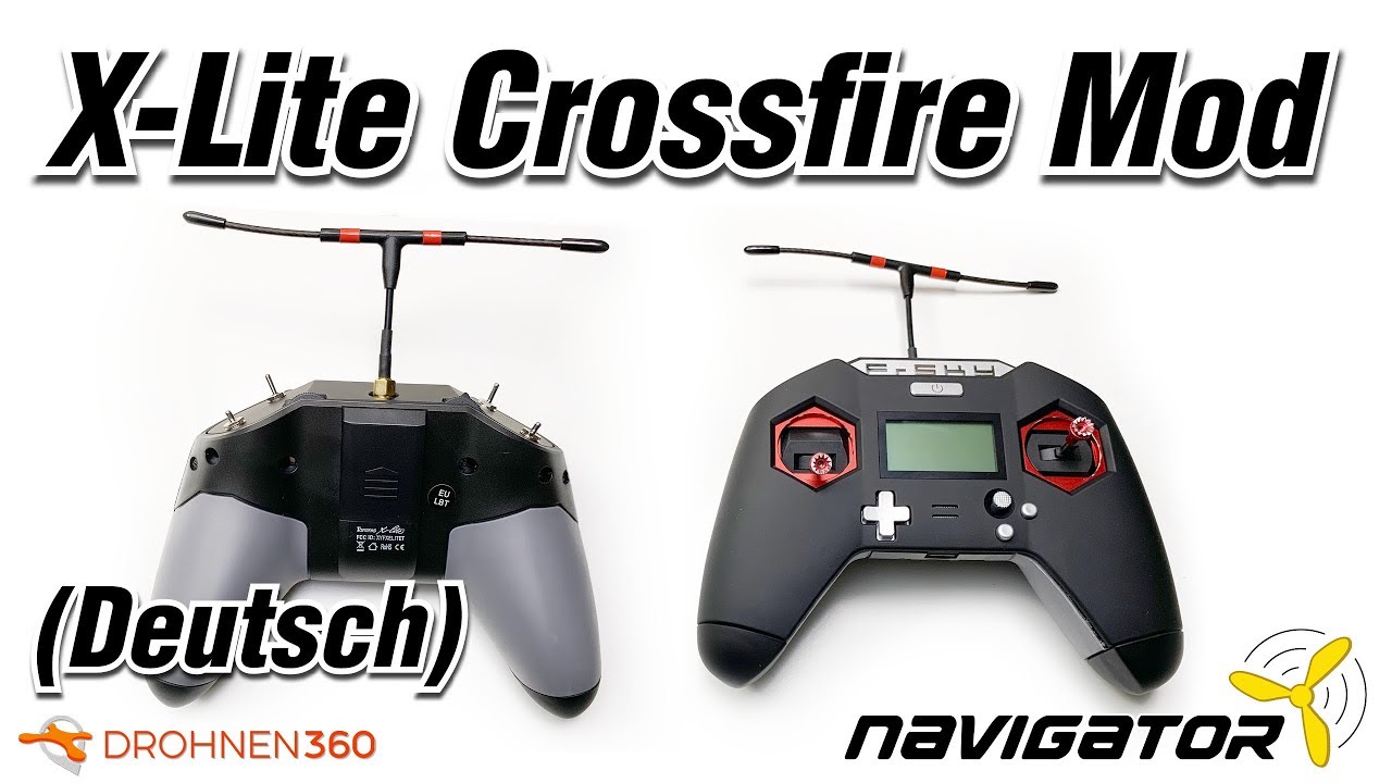 Anleitung FrSky Taranis X-Lite TBS Crossfire Micro TX Stealth Mod 250mW Hack (Deutsch)