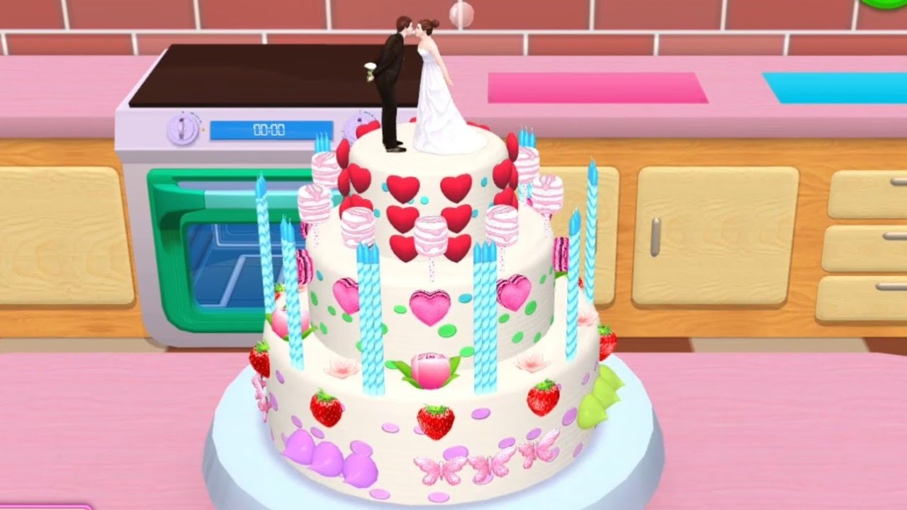 Play Fun Cake Cooking Game - My Bakery Empire Bake,Decorate, Serve Cake Maker Kids Cooking Game