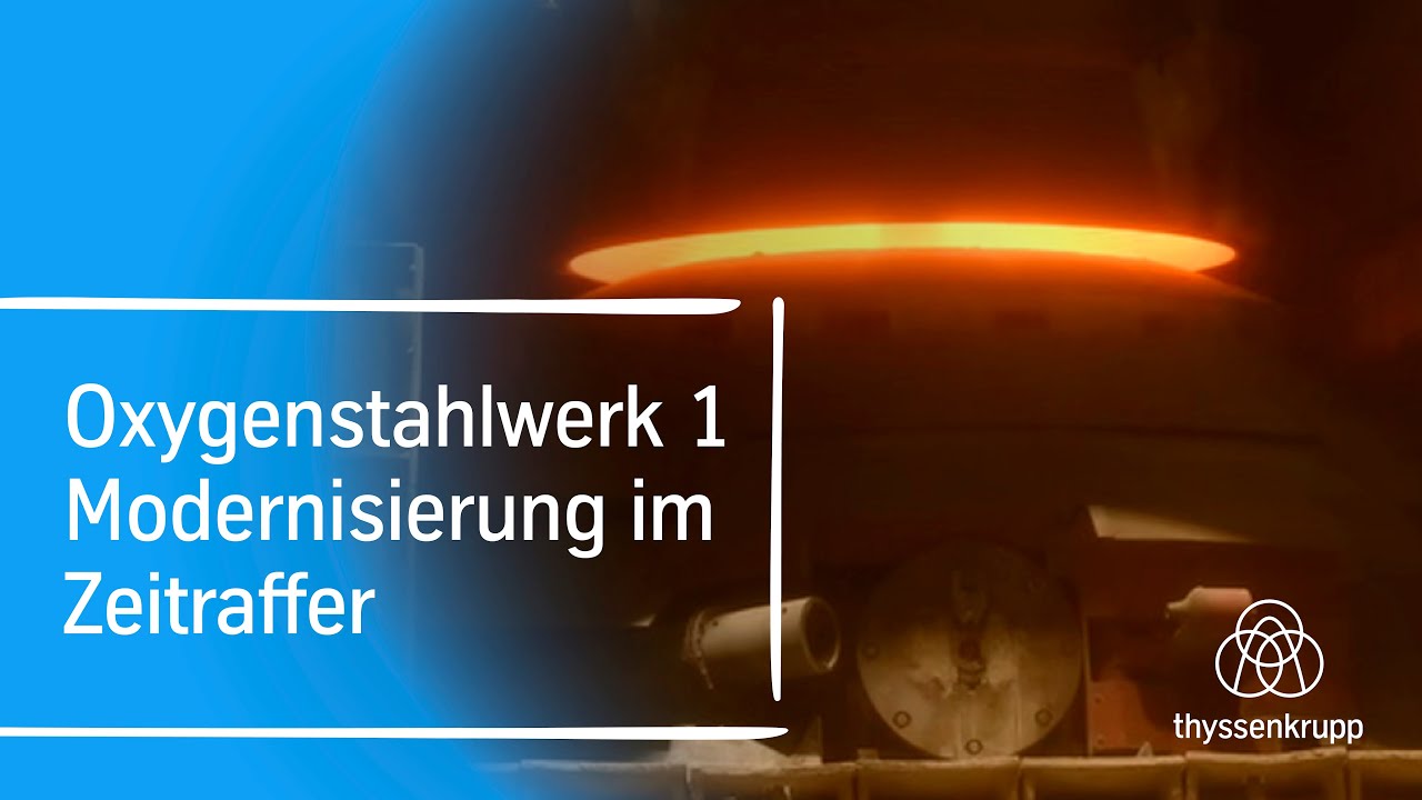 Umbau Konverter in unserem Stahlwerk – im Zeitraffer