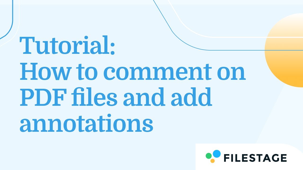 How to Comment on PDF Files and Add Annotations