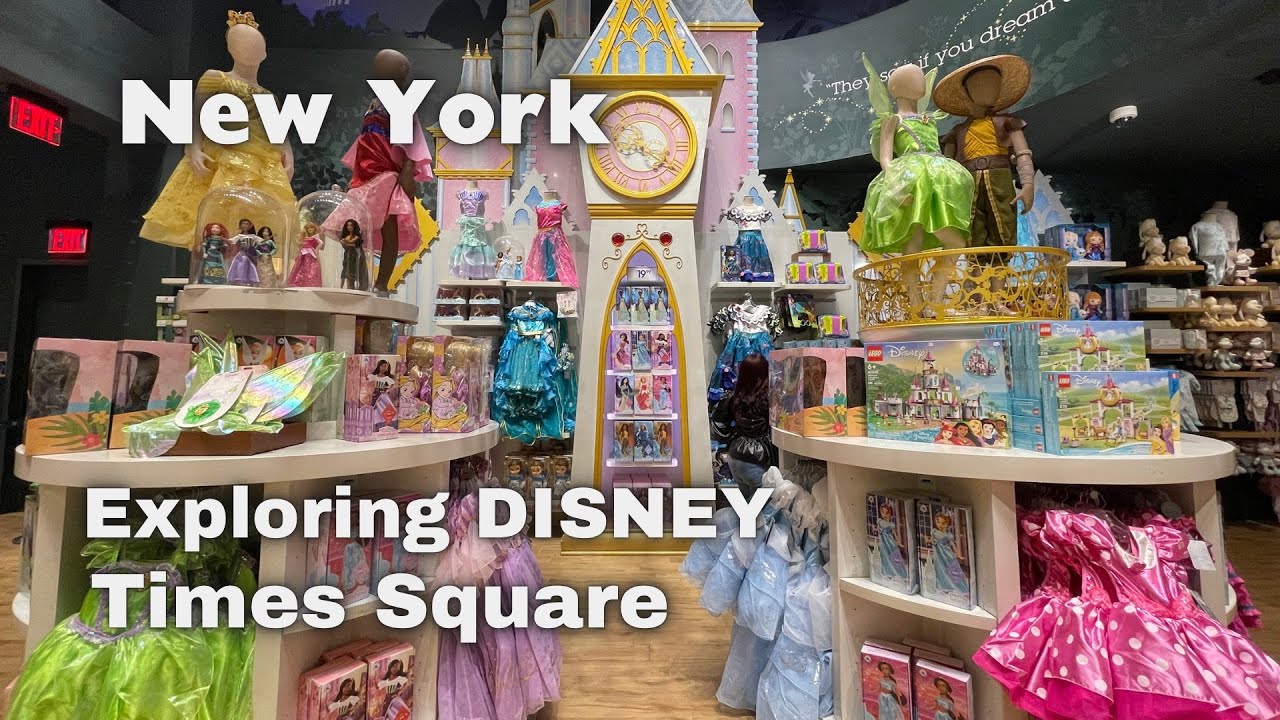 Checking Prices at Disney Store Times Square New York 2nd Floor