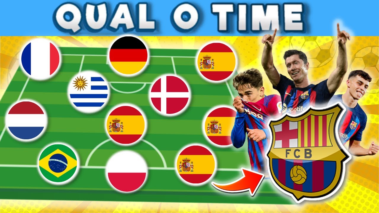 ADIVINHE O CLUBE PELA NACIONALIDADE DOS JOGADORES ATUALIZADO 2023 | MULTIVERSO QUIZ