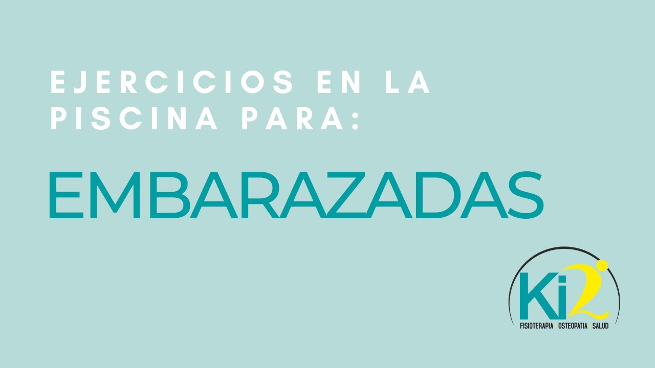 Ejercicios en piscina para embarazadas