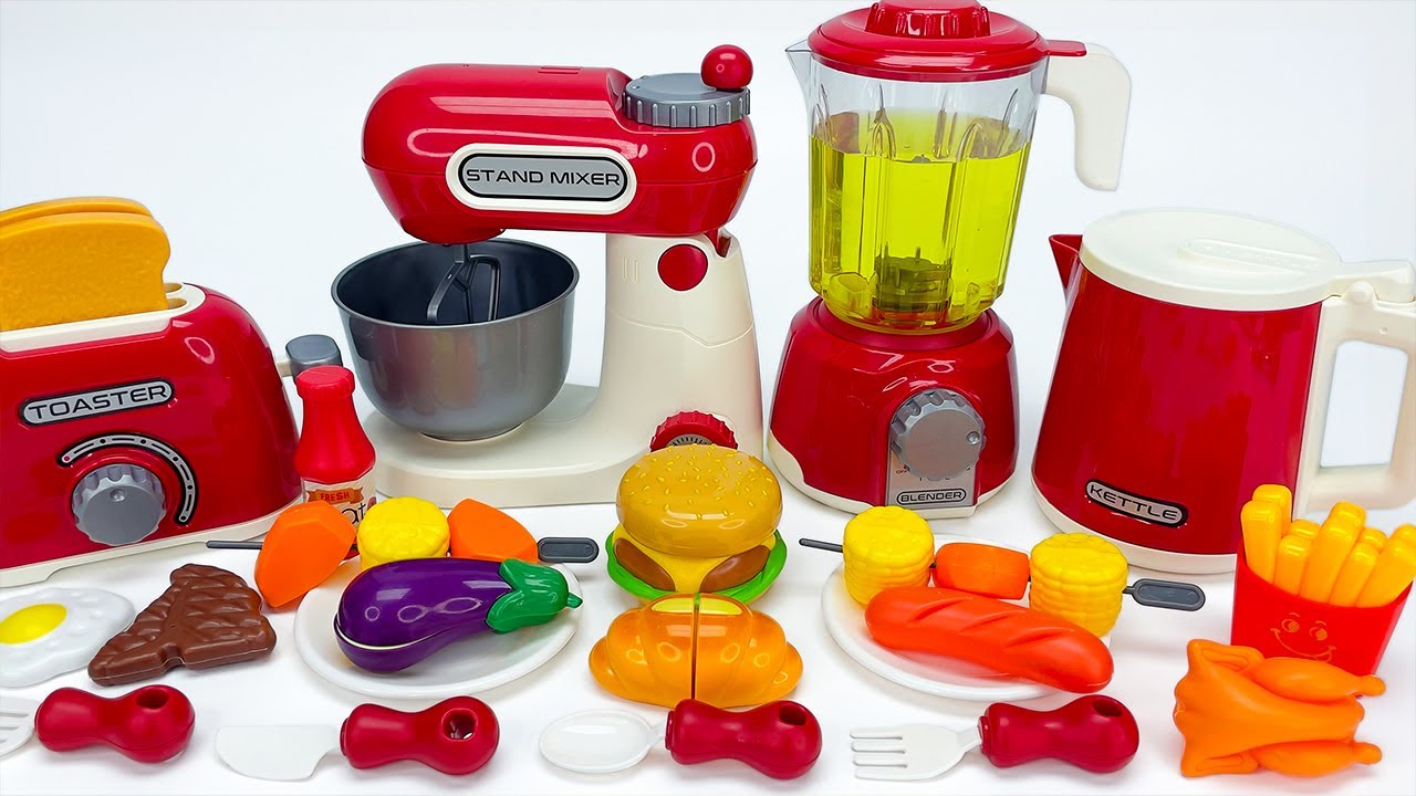Cooking with Toys! Kitchen BBQ Playset ASMR 🍽️ Zufriedenstellende Auspacken Kochspielzeug Review