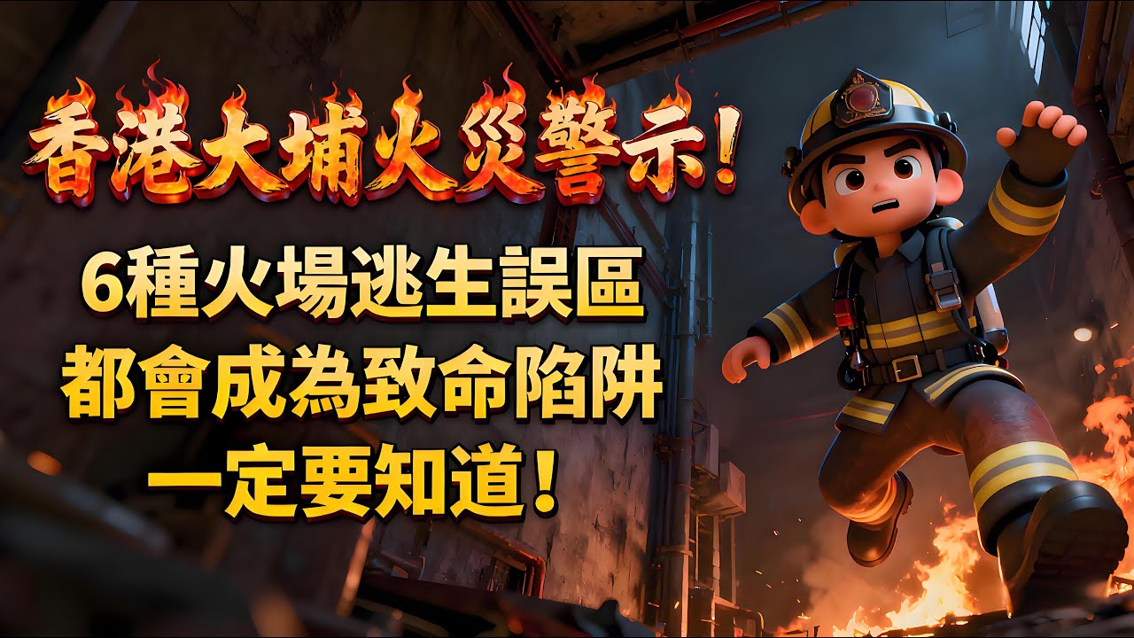 香港大埔火災警示！6種火場逃生誤區，都會成為致命陷阱！一定要知道！#生活科普 #安全意識 #生活知識