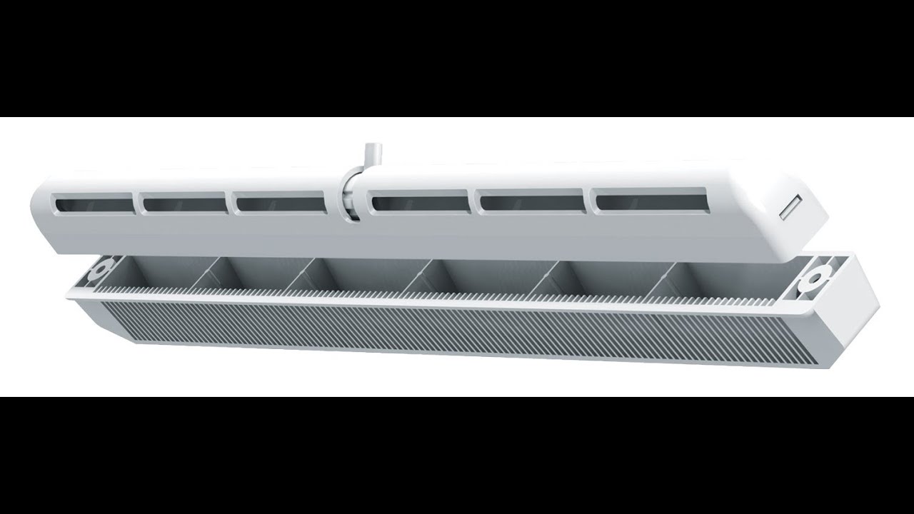 Vents PO 400 - ciśnieniowy nawiewnik okienny z filtrem - manualna regulacja