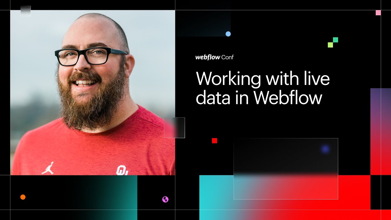 Working with live data in Webflow