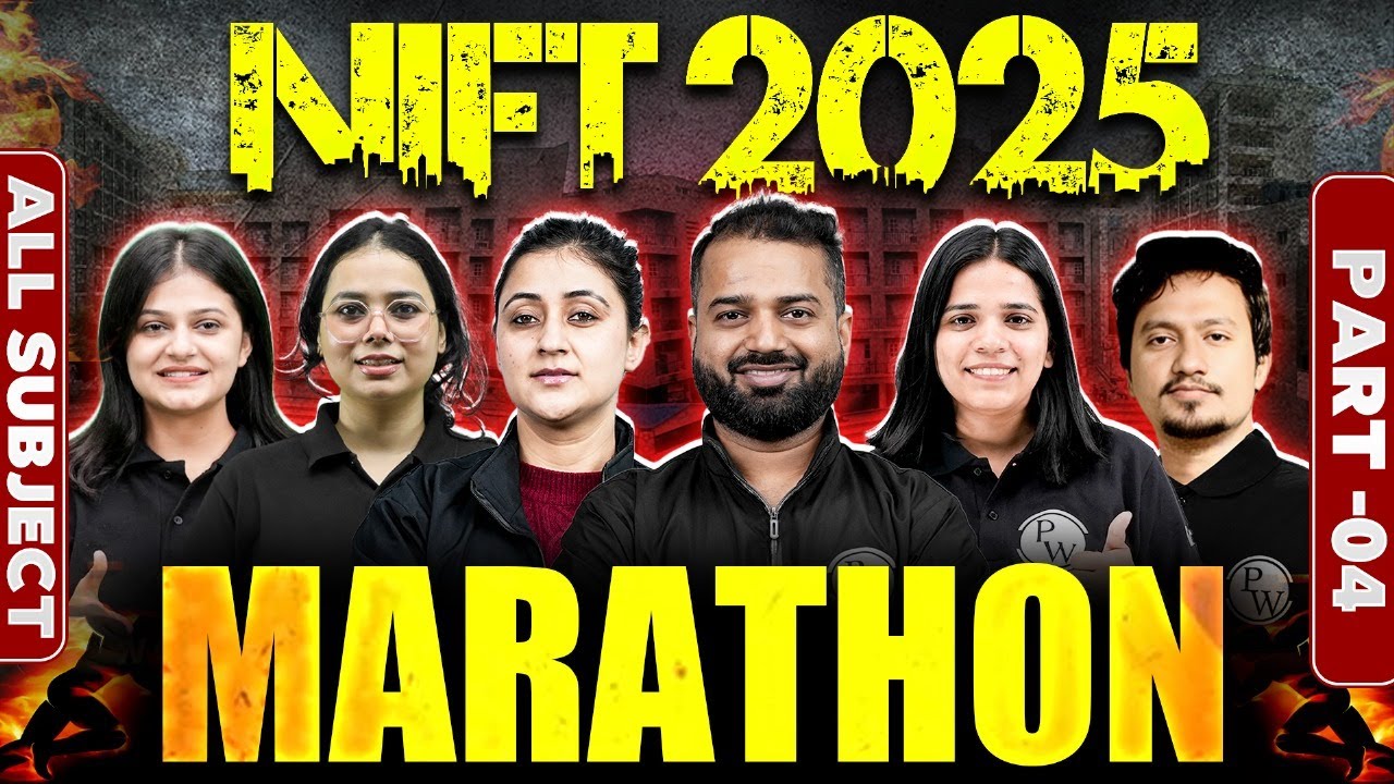 NIFT 2025 Preparation 🏆 | NIFT Non-Stop Marathon Episode 4 🚀📚🔥 | NIFT Exam Strategy & Tips