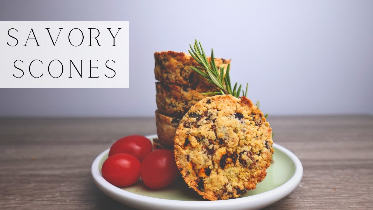Savory Mediterranean Scones | Perfect Soup Dipper!