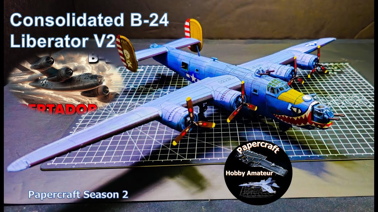 Consolidated B-24 Liberator, Papercraft Season 2